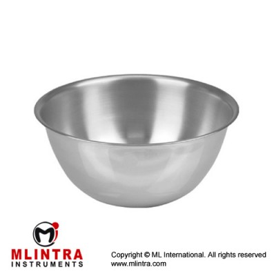 Round Bowl 8000 ccm Stainless Steel, Size Ø 330 x 115 mm Round Bowl 8000 ccm Stainless Steel, Size Ø 330 x 115 mm